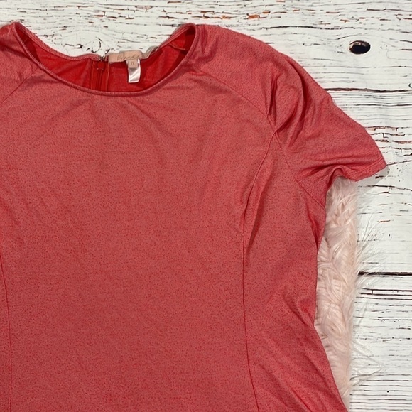 Anthropologie Hutch Speckled Red Swing A-line Mini Dress - Picture 9 of 10